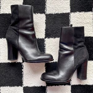 Sam Edelman Reyes Suede Leather Ankle Boots